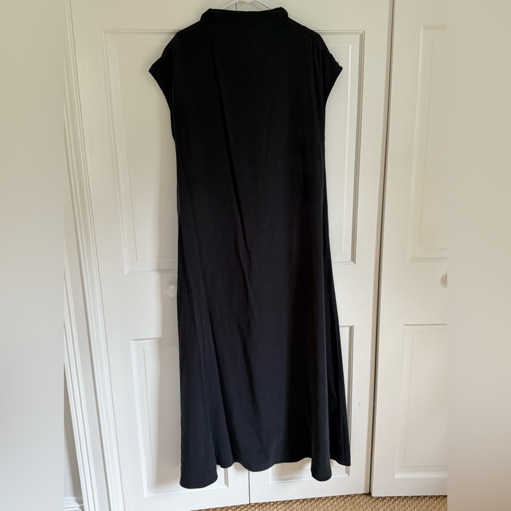 Black Zara mock neck dress size M